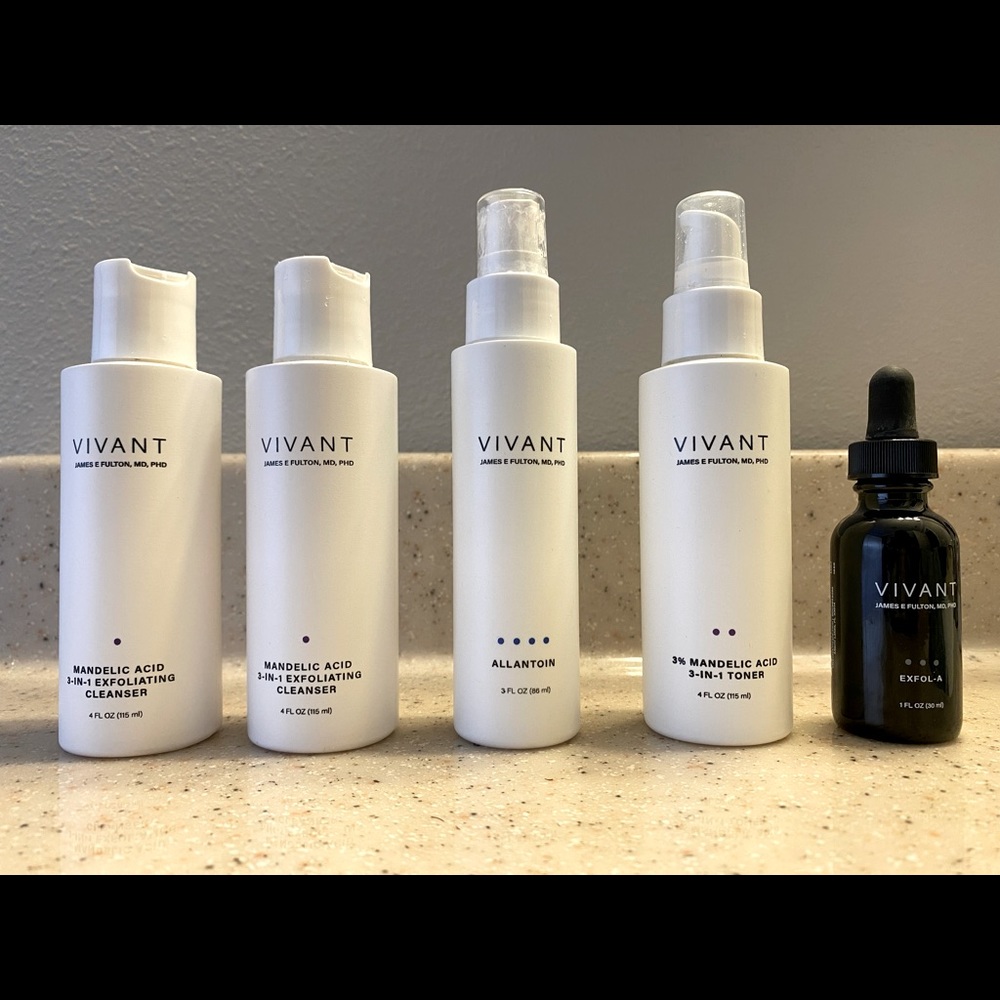 VIVANT SKINCARE: Mandelic, Allatoin, Exfol-A